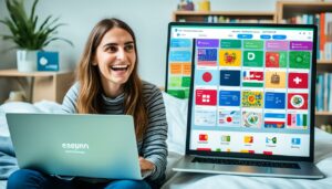 Aplicativos de curso de inglês