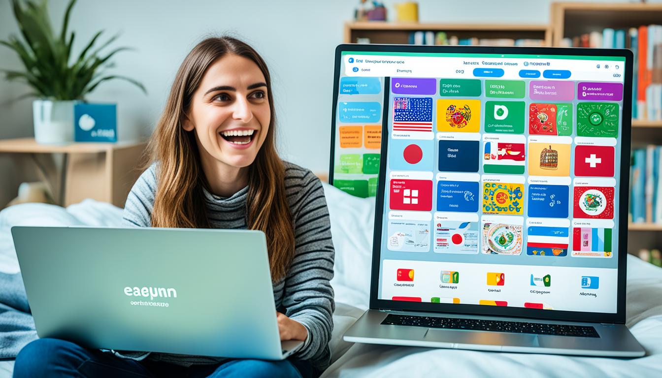 Aplicativos de curso de inglês