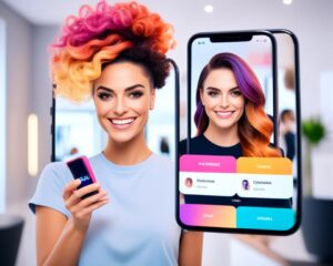 Aplicativo que muda o corte e cor do seu cabelo