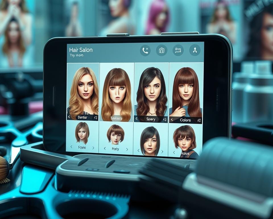Experimente Apps de Simulação de Cortes de Cabelo
