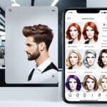 Experimente cortes com app simulador de cabelo