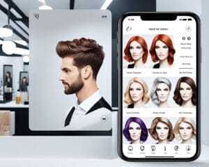 Experimente cortes com app simulador de cabelo