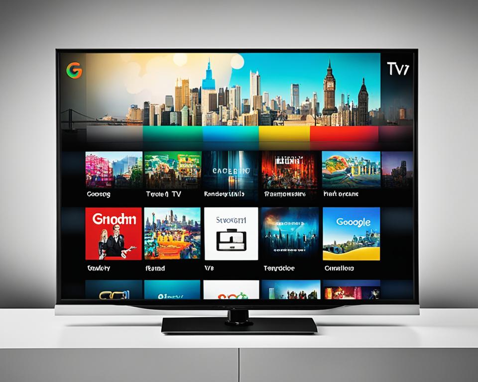 novo app Google TV