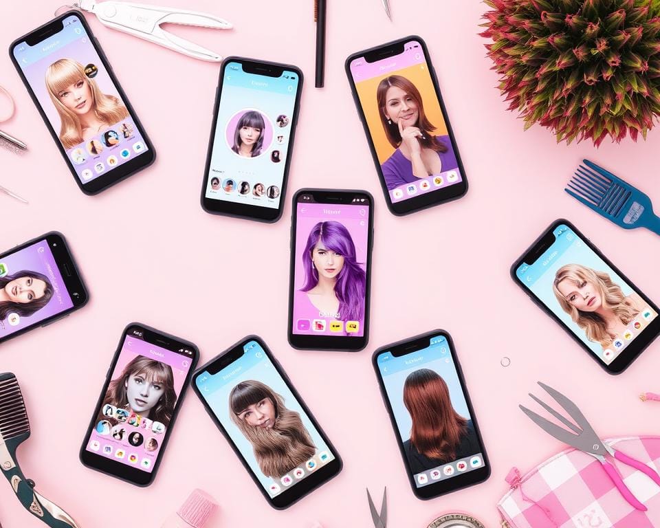 Aplicativos para cabelo