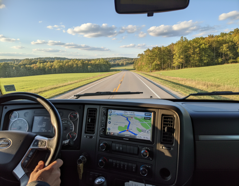 GPS de caminhão